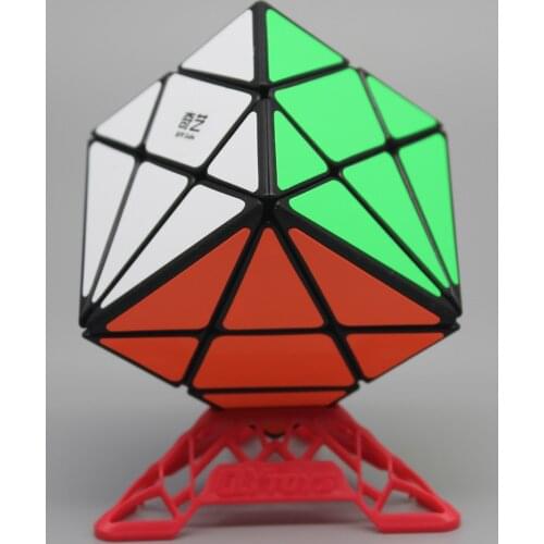 QIYI Axis Magic Cube Change Irregularly 3x3 Professional Puzzle Speed Cube Black Stickerless 56mm Size