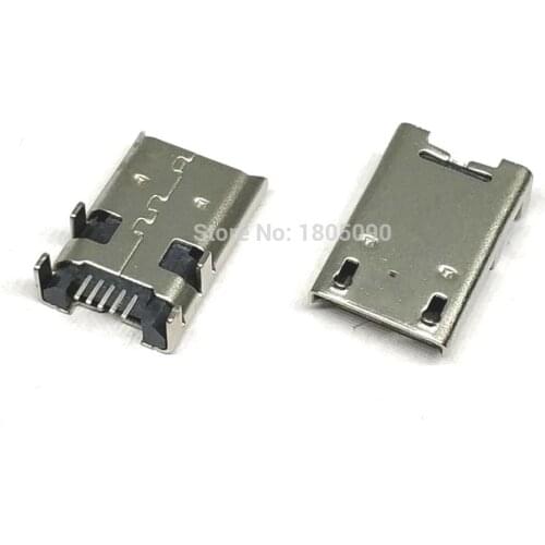 10pcs Mini Micro USB connector 5pin connector for Asus Mobile phone charging end plug charging jack