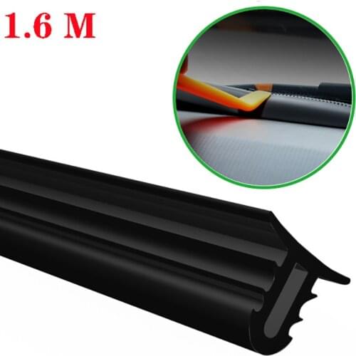 1.6m Dashboard Sealing Strip Noise Sound Insulation Rubber Strips Universal for Buick Regal Lacrosse Excelle GT/XT/GL8/ENCORE