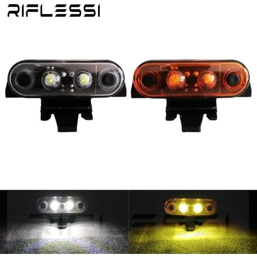 1 x 24V White Amber Top Lights For Volvo Heavy Truck Trailer Lorry Sun Visor Lamps OEM 82116545