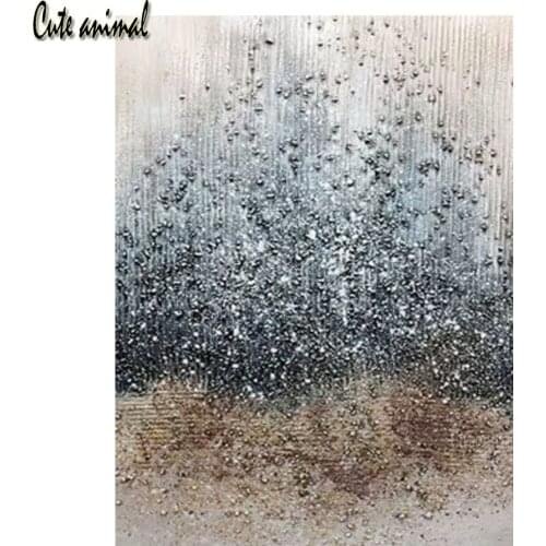 5D diamonds painting Gold foil colored abstract art Diamond mosaic cross stitch Diamond embroidery Full round square drill decor