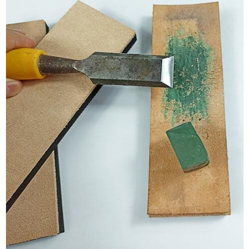 Large leather Polished mirror polishing combination and polishing knife polishing tool polishing cowhide Sharpening wax grinding