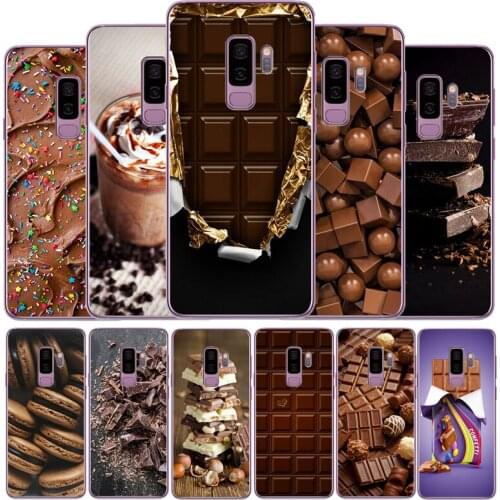 Chocolate Food phone case for Samsung S7 S8 S9 S10 S20 Plus Lite A10 A30 A40 A50 A70 note8 note9 note10 soft Cover