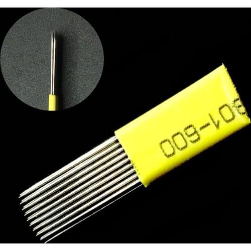 Double line 9 pins Permanent Makeup needles eye line 3d Microblading make up tattoos flat microblade