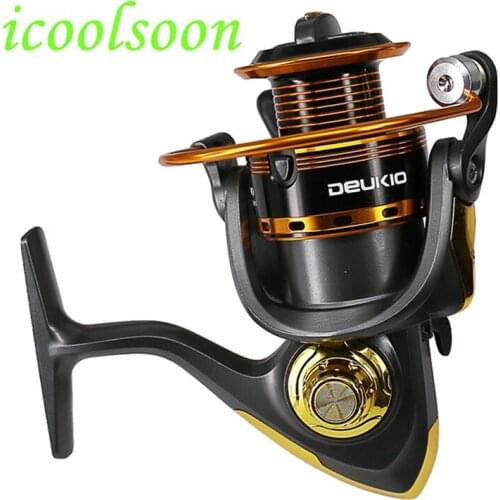 ICOOLSOON spinning fishing reels wheel metal headle baitcast reel saltwater baitcasting reel jigging reel