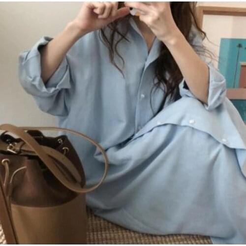 Long Woman Maxi Shirt Dress Linen For Summer Fashion Vintage Dress Party Oversize Office Loose Beach Women Dresses Robe Vestido
