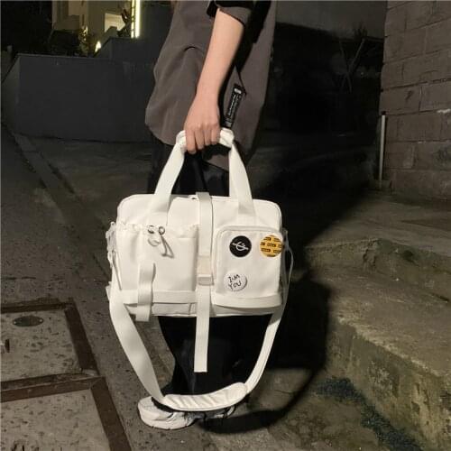 Fashion Classic Men Messenger Bag Womens Crossboby Bags Lady Student Nylon Waterproof Schoolbag Large Capacity Backpacks 2021