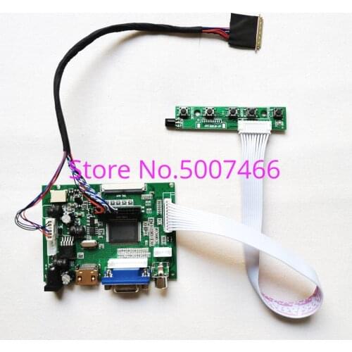 Fit B140XW01 V.0/V.1/V.2/V.3/V.5/V.6/V.7/V.8/V.9/V.B 1366*768 LVDS LED LCD panel 2AV VGA 40Pin display controller board kit