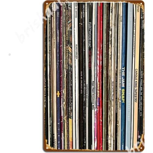 Put The Needle On The Record Metal Signs Classic Plates pub Garage Cinema Garage Tin sign Posters