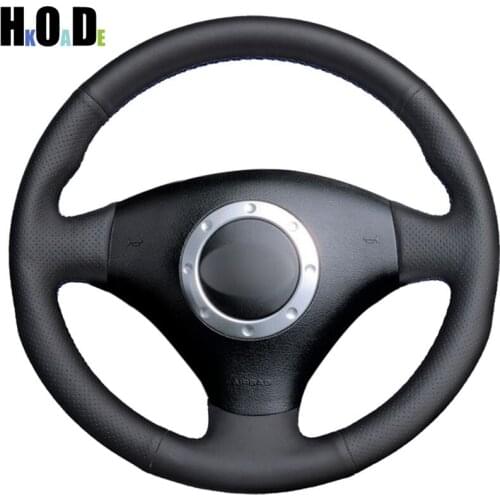 Hand-stitched PU Artificial Leather Steering Wheel Covers for Audi A3 2000-2003 A4 2003-2005 RS 6 2003 S4 2004-2006 TT 2001