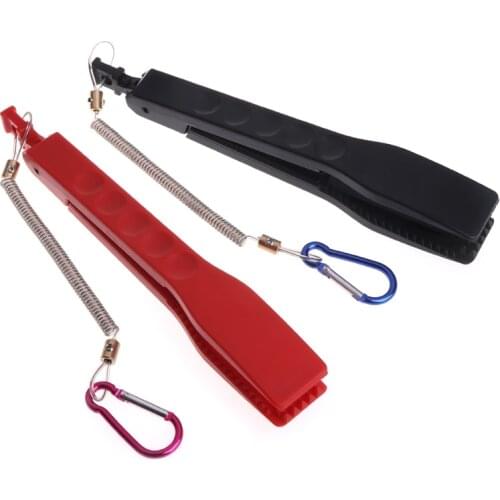 Fishing Body Tongs Gripper With Plastic Holder Switch Lock Catch Fishing Gear U2JB