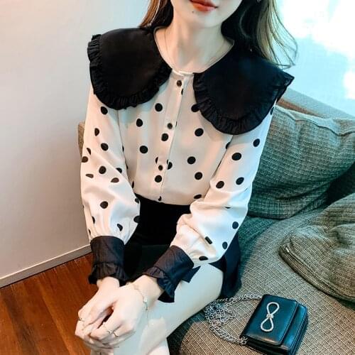 Блузки в горошек Simpliser China At AliExpress