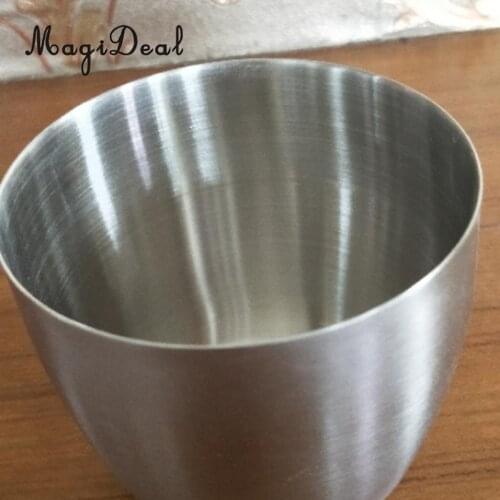 MagiDeal 250ml Stainless Steel Tumbler Glass Beer Coffee Water Cold Mug Cup Camping,Shatterproof,for Outdoor