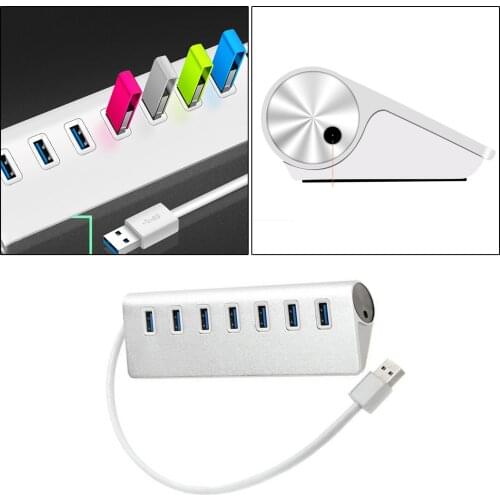 USB HUB 3.0 Splitter USB Data Hub With Universal 5V AC Adapter Mobile HDD For PC Laptop Flash Drive