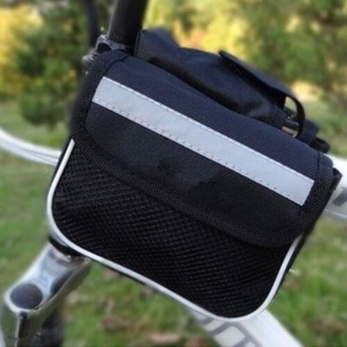 Cycling Bag Mountain Bike Frame Front Tube Bags Rainproof Road Bicycle Two Side Saddle Pouch
