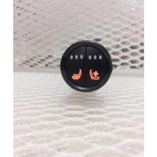 Premium fan car heater 5 high flow fan ventilated w round rotary switch heated 2 alloy wire heating pad kit seat heater fans