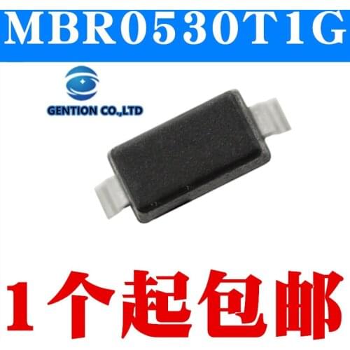 10PCS MBR0530 MBR0530T1G SOD123 1206 printing B3 50 a in stock 100% new and original