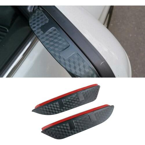 For Mercedes-Benz GL X166 GLB X247 GLC X253 GLK X204 GLS X166 2PCS Car Side Rearview Mirror Rain Eyebrow Visor SunShade Guard