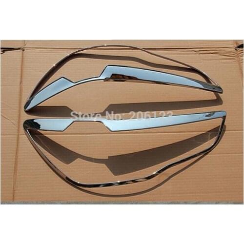 2010-2012 for Mitsubishi ASX ABS Chrome Front headlight Lamp Cover