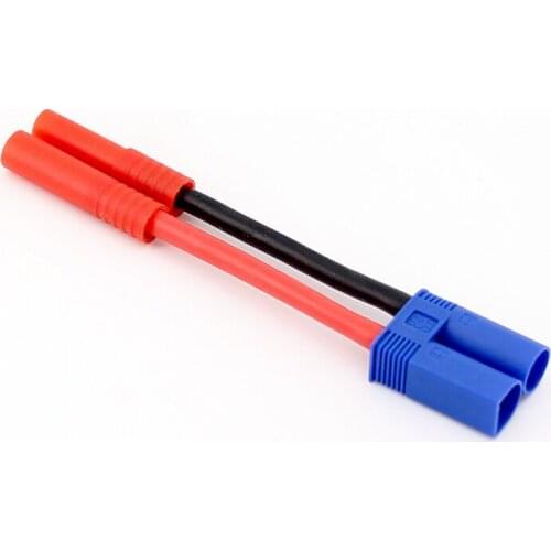5/20pcs HXT 4MM Female to EC5 Style Male Adapter Cable for Lipo Battery - 5cm / 12awg Wire