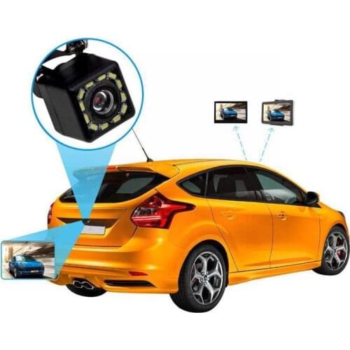 Car Universal Rear View Camera 12V LED Night Vision Parking Angle Wide HD Camera 170° Accessories Waterproof Backup Auto Re H0D5