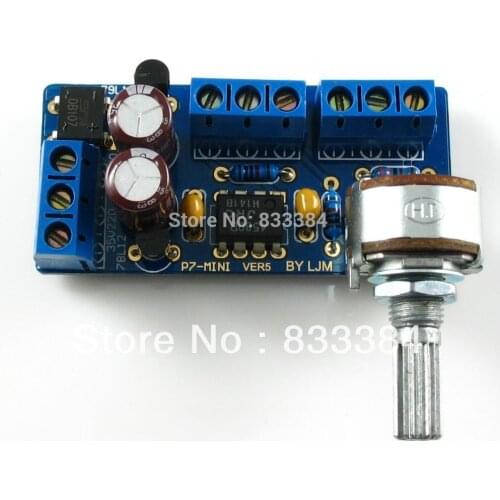 Free shipping NEW P7-MINI Preamplifier Board Top Pre-AMP Headphone DIY Kit for MX50 L20 L6 NE5532 High quality