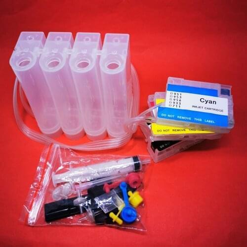 YOTAT (One time chip) CISS ink cartridge for HP 955 HP955 XL for HP Officejet Pro 8216 8710 8720 8210 8702 8218 8715 8716 8717