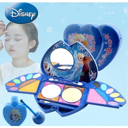 Disney Frozen Elsa Anna Cosmetics Make Up Set Princess Polish Beauty Makeup Toys Jewelry Baby Kids Christmas Present