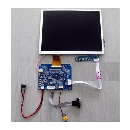 LSA40AT9001 10.4 inch LED LCD screen with VGA/AV driver board can be equipped with touch screen