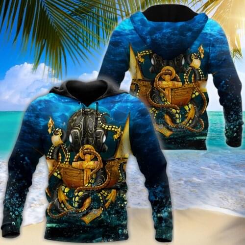 Kraken Octopus King 3D All Over Printed Fashion Men Hoodie Unisex Casual Jacket Pullover Streetwear sudadera hombre DW0419