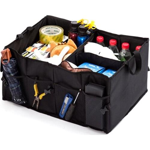Car Trunk Organizer Eco-Friendly Super Strong & Durable Collapsible Cargo Storage Box For Auto Trucks SUV Trunk Box / Box