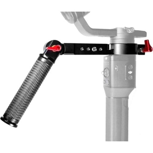 Adjustable Angle Handle Grip Kit for DJI Ronin S / Zhiyun Crane 2 Gimbal Stabilizer Lifting Handgrip Extension Bracket Holder