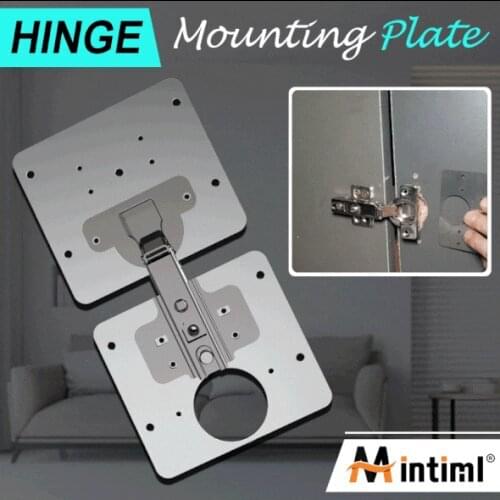 Inge Repair Plate Scharnier-Reparaturplatte Stainless Steel Self Supporting Foldable Table Cabinet Door Hinge Tools