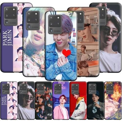 Jimin Park Ji min Silicone Case for Samsung Galaxy Note 20 10 9 8 S20 Fe S10 S10E S9 S8 Plus Ultra Lite S7 Edge