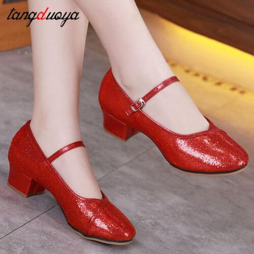 Dance shoes for women Hot selling Brand Modern Dance Shoes Salsa Ballroom Tango Latin Shoes For Girls Ladies Women