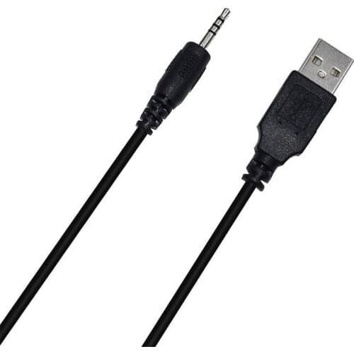 1Pc 2.5mm New USB Charger Power Cable Cord For Synchros S700 Headphone Easy J56BT Durable Use S400BT E40BT/E50BT CE1789 to X8U1