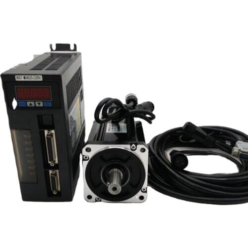 90ST-M04025 Servo Motor kit 4Nm 220 volt 2500r/min 90mm NEMA36 AC Servo Motor 1kw 2 Year Warranty
