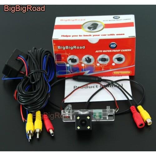 BigBigRoad Car Rear View Backup Parking Camera For Peugeot 607 / 806 / 807 Eurovans / 406 407 2D coupe / 4D Sedan waterproof