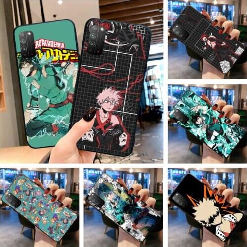 Anime My Hero Academia deku bakugou Boku Phone Case for Huawei Honor 30 20 10 9 8 8x 8c v30 Lite view 7A pro