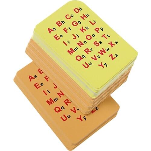 Math Number Cards 26 Letters English Pocket Cards Kids Montessori Learning English Word Card Flash Cards Educational Toys