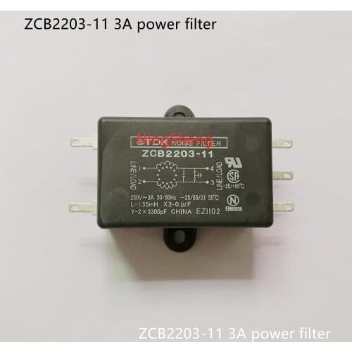 Hot spot ZCB2203-11 3A power filter quality assurance