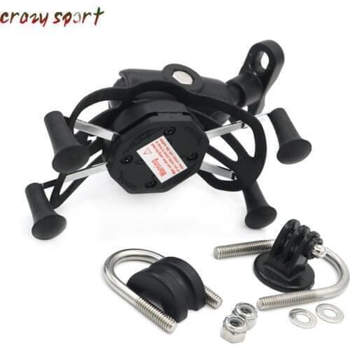 GPS Motorcycle Phone Holder Cellphone Support For SUZUKI DRZ400SM DRZ400S DL 650 1000 DL650 V-Strom USB Charger Waterproof Bag