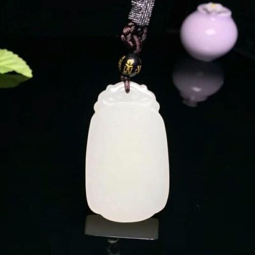 H27#Exquisite Hetian jade carving pendant