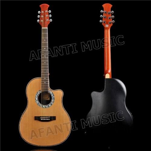 HOT! Super Roundback/ Carbon Fiber Back & Side Acoustic guitar (ANT-125)