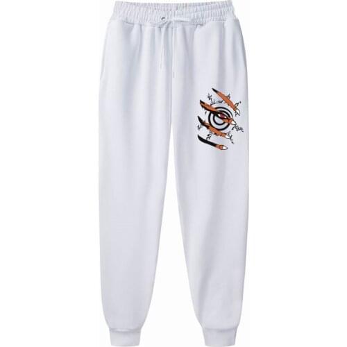 Mens casual pants sweatshirt Harajuku anime clothing pommel horse ninjutsu print streetwear fashion casual loose mens pants