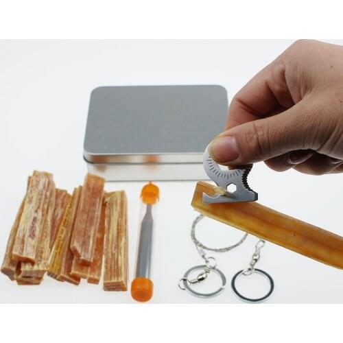 Outdoor Emergency Kit First Aid Box Supplies Field Fire tool survival kit Box For Camping Travel Survival Gear Tool Kit