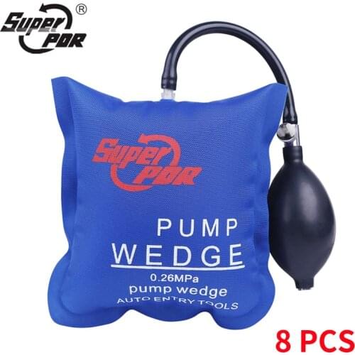 PDR 8 pieces Pump Wedge Auto Entry Tools Paintless Dent Repair Tools Keys Locksmith Tools Opening Car Pump Wedge Air Bag