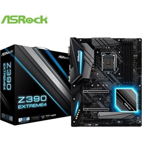 NEW ASRock Z390 Extreme4 Extreme desktop motherboard LGA 1151 DDR4 Desktop PC sales mainboard