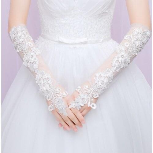 Popodion Wedding Lace Gloves