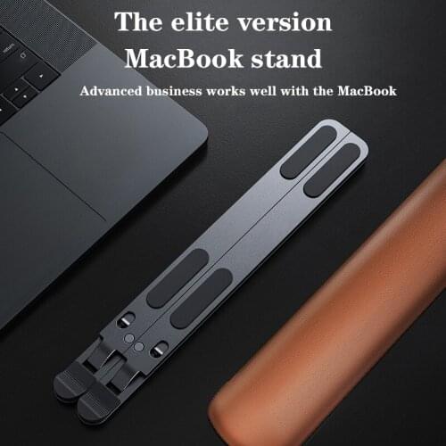 Portable Aluminium Foldable Notebook Support Laptop Adjustable Base Holder for MacBook Air Pro Ipad